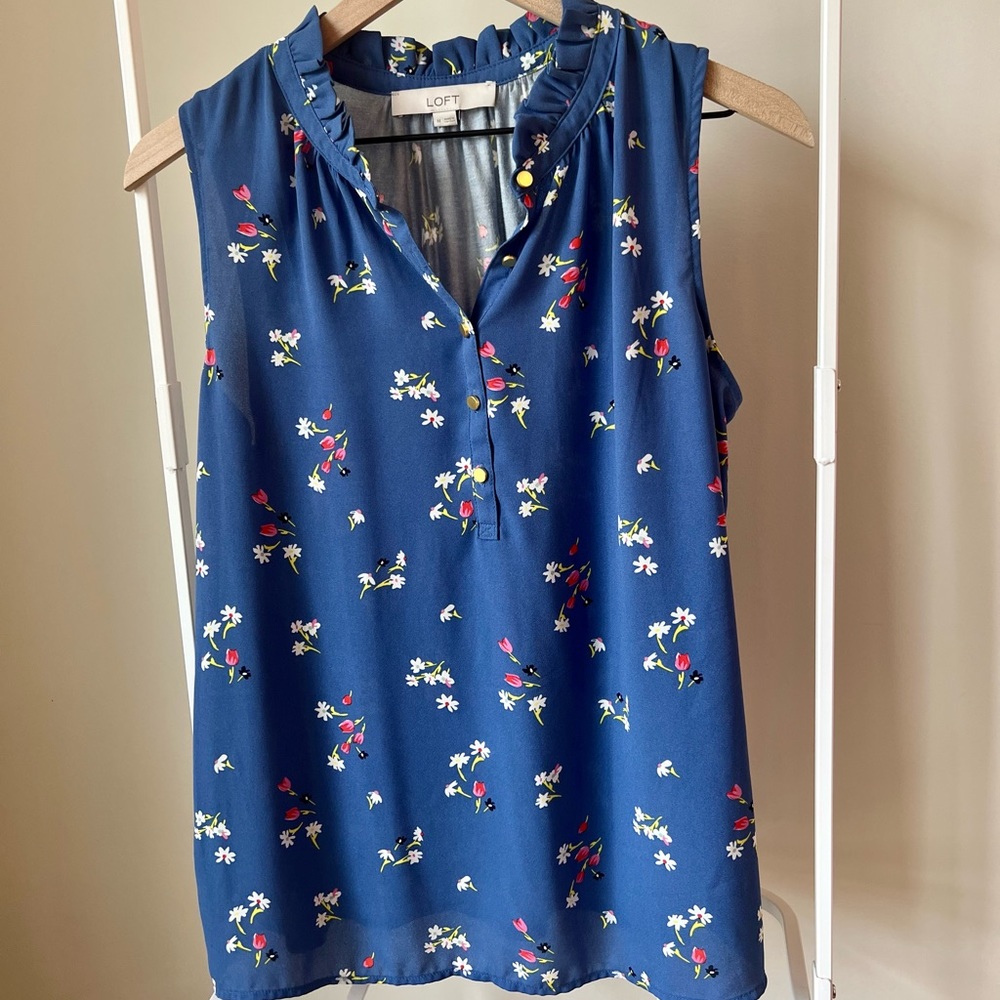 Loft Sleeveless Blouse